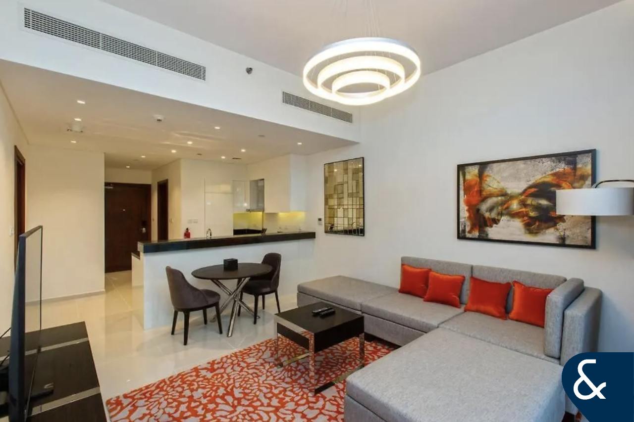 1 Bed | Higher Floor | Furnished | Golf View