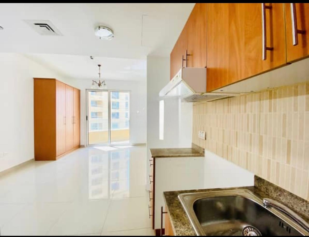 rented studio with balcony and parking