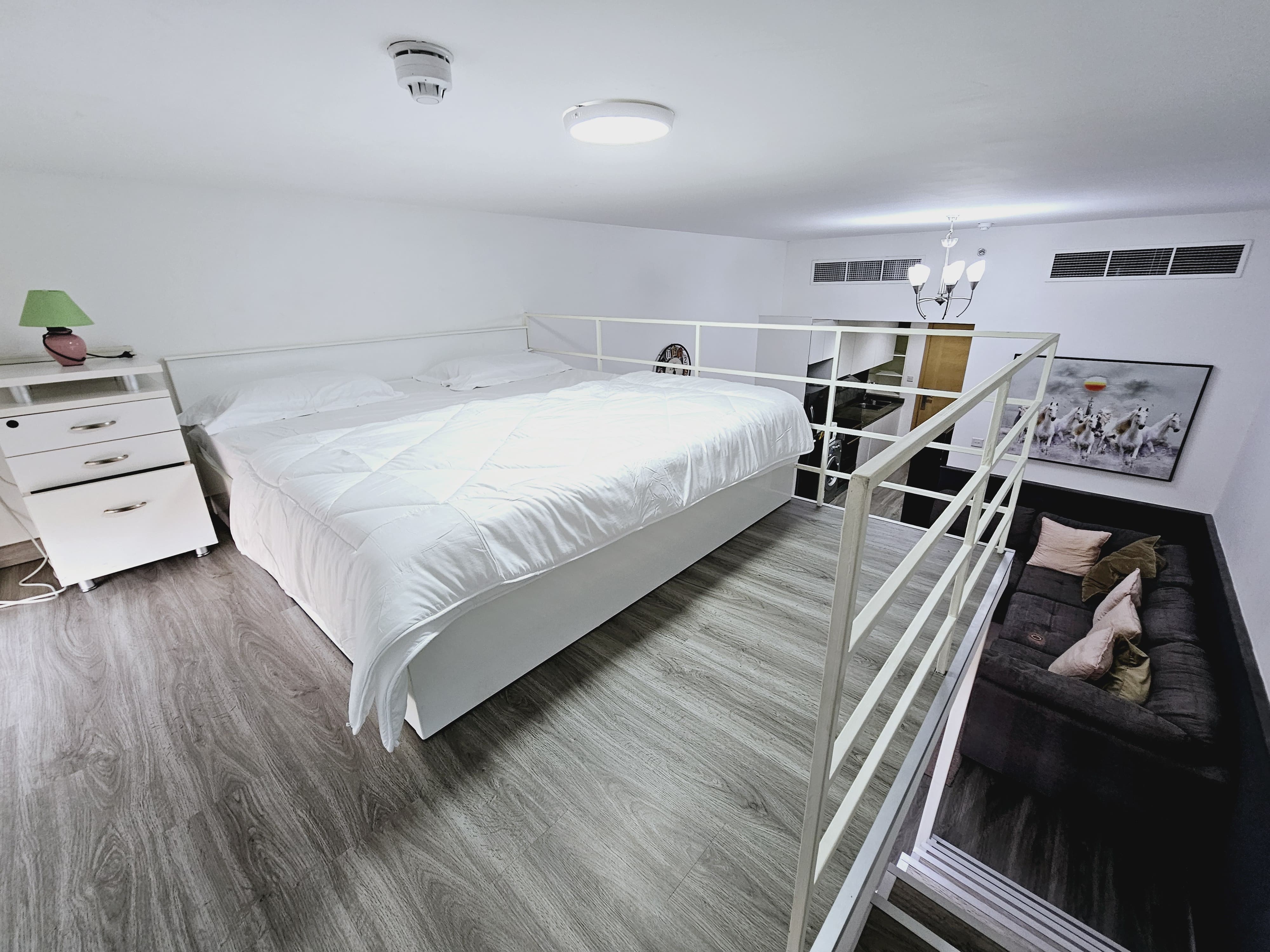 Duplex Studio with Wooden Flooring || Full Facility Building || Elegant Furnishing || Pay Monthly Rent
