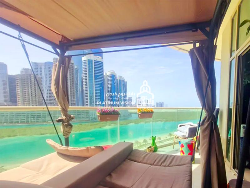Upgraded ! Full Lake View | Big Balcony | Maids Room | Genuine Listing