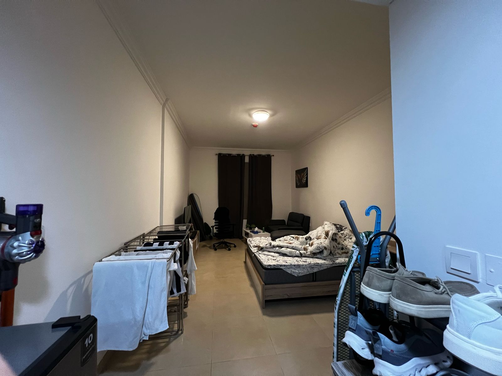 High Floor Studio With Balcony In Plaza Residence