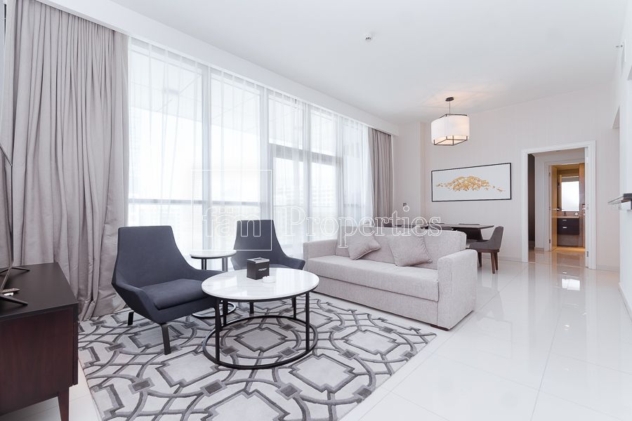 Two Balconies with Burj view I Furnished