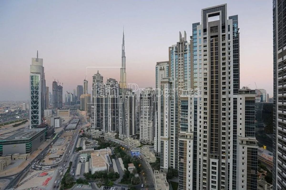 Lovely Burj and fountain view, High floor